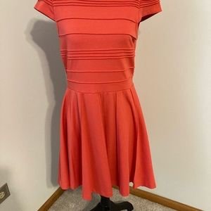 Ladies dress.  Elle size 8.  Color is coral